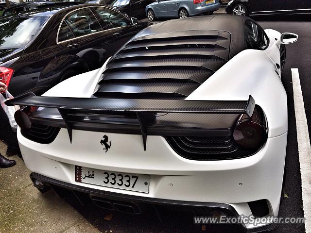 Ferrari 458 Italia spotted in London, United Kingdom