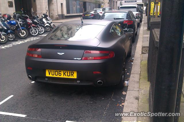 Aston Martin Vantage spotted in London, United Kingdom