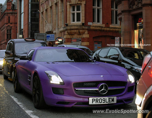 Mercedes SLS AMG spotted in Manchester, United Kingdom