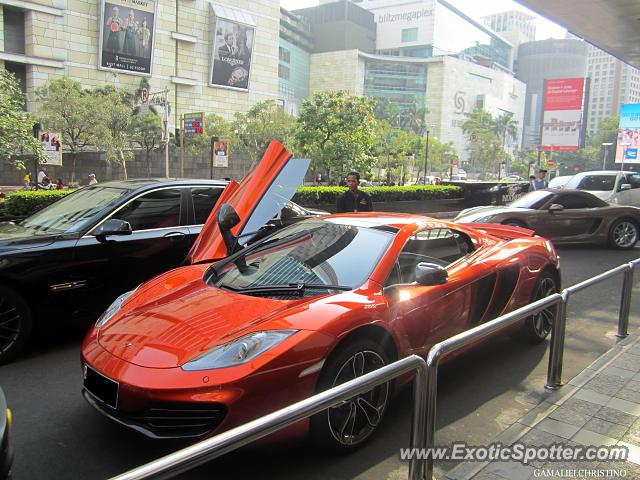 Mclaren MP4-12C spotted in Jakarta, Indonesia