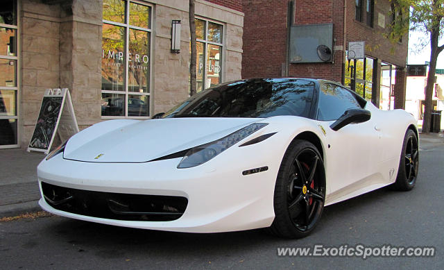 Ferrari 458 Italia spotted in Columbus, Ohio