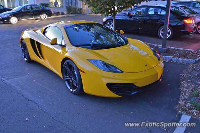 Mclaren MP4-12C spotted in Greenwich, Connecticut