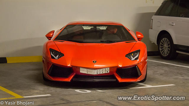 Lamborghini Aventador spotted in Dubai, United Arab Emirates