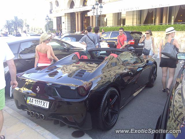 Ferrari 458 Italia spotted in Monaco, Monaco