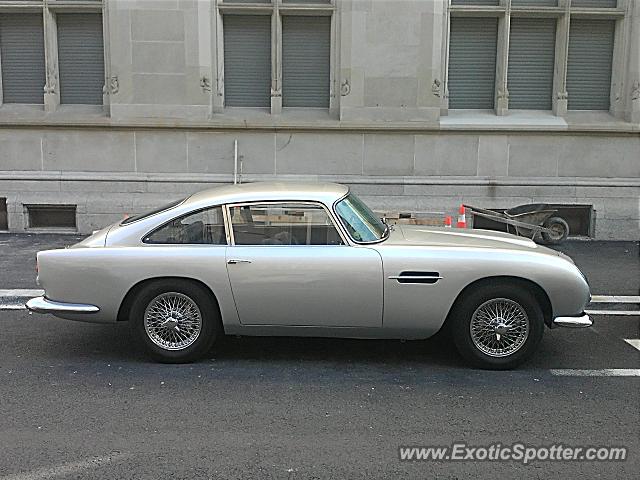 Aston Martin DB5 spotted in Zurich, Switzerland