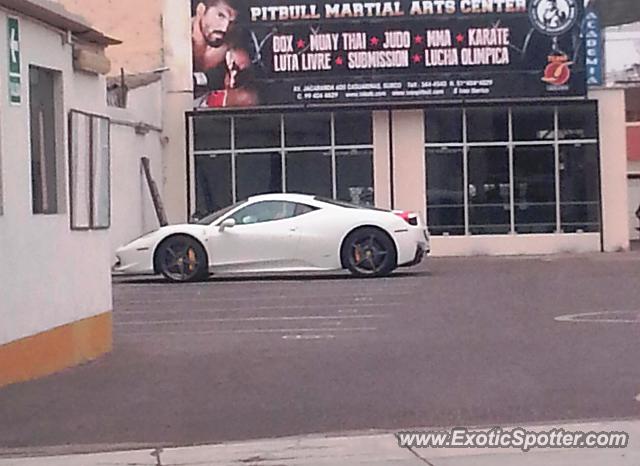 Ferrari 458 Italia spotted in Lima, Peru