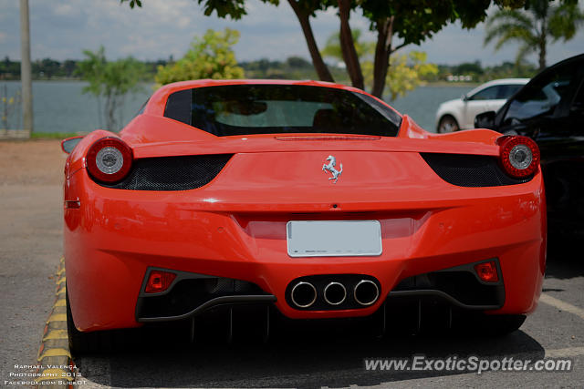 Ferrari 458 Italia spotted in Brasilia, Brazil