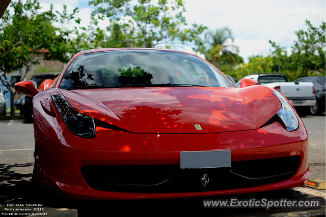 Ferrari 458 Italia spotted in Brasilia, Brazil