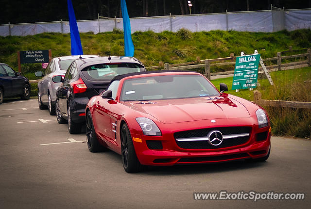 Mercedes SLS AMG spotted in Carmel, California