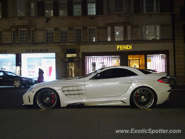 Mercedes SLR spotted in London, United Kingdom