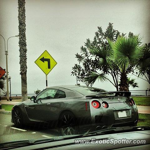 Nissan GT-R spotted in Lima, Peru