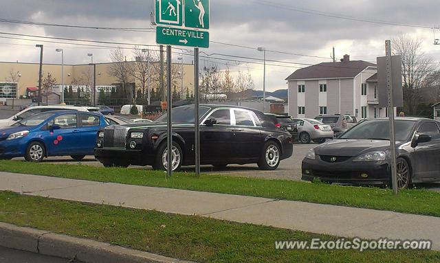 Rolls Royce Phantom spotted in Thetford Mines, Canada