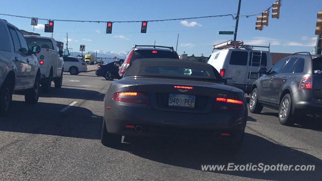 Aston Martin DB9 spotted in Centennial, Colorado