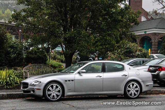 Maserati Quattroporte spotted in New Canaan, Connecticut