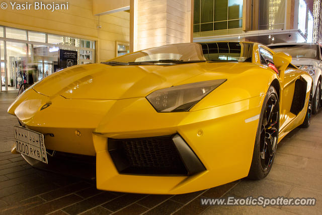 Lamborghini Aventador spotted in Dubai, United Arab Emirates