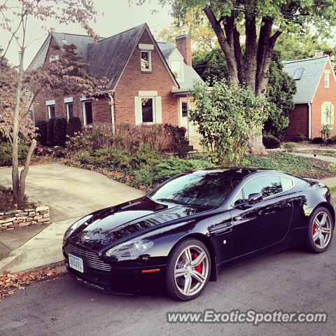 Aston Martin Vantage spotted in Arlington, Virginia