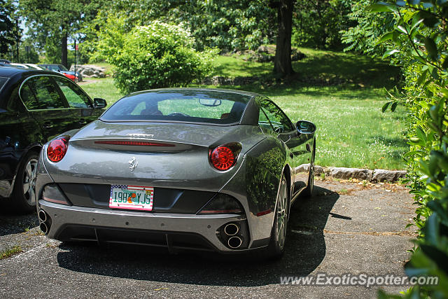 Ferrari California spotted in Greenwich, Connecticut