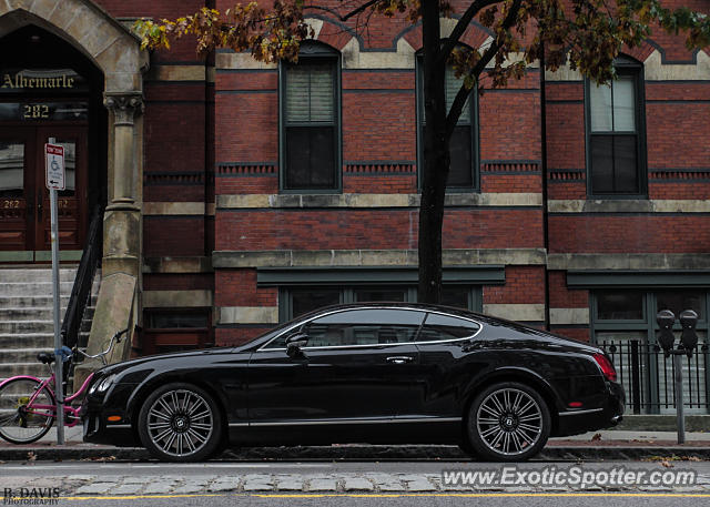 Bentley Continental spotted in Boston, Massachusetts