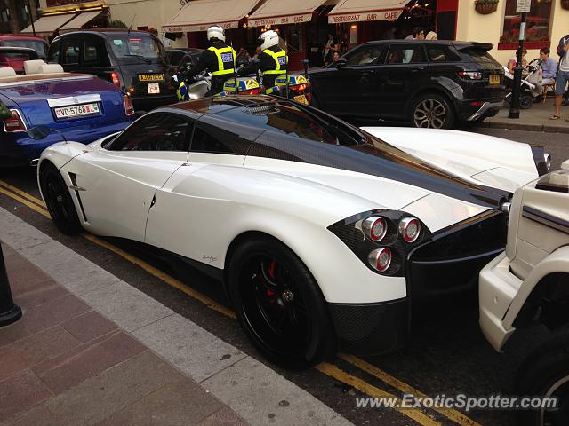 Pagani Huayra spotted in London, United Kingdom