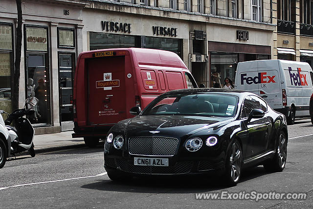 Bentley Continental spotted in London, United Kingdom