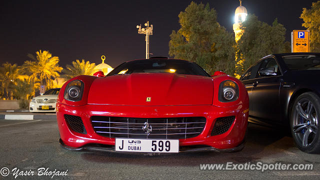 Ferrari 599GTB spotted in Dubai, United Arab Emirates