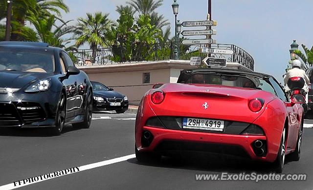 Ferrari California spotted in Monte Carlo, Monaco