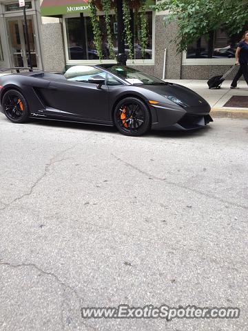 Lamborghini Gallardo spotted in Chicago, Illinois