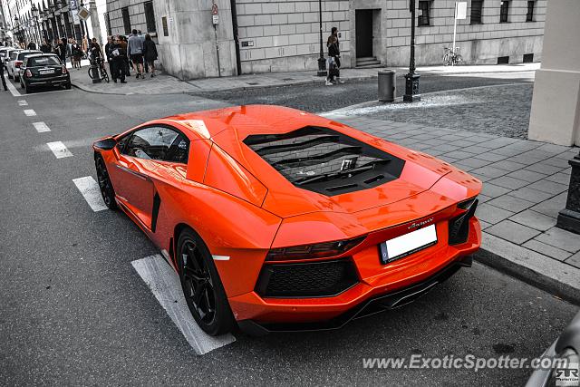 Lamborghini Aventador spotted in Munich, Germany