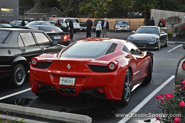 Ferrari 458 Italia spotted in Cincinnati, Ohio