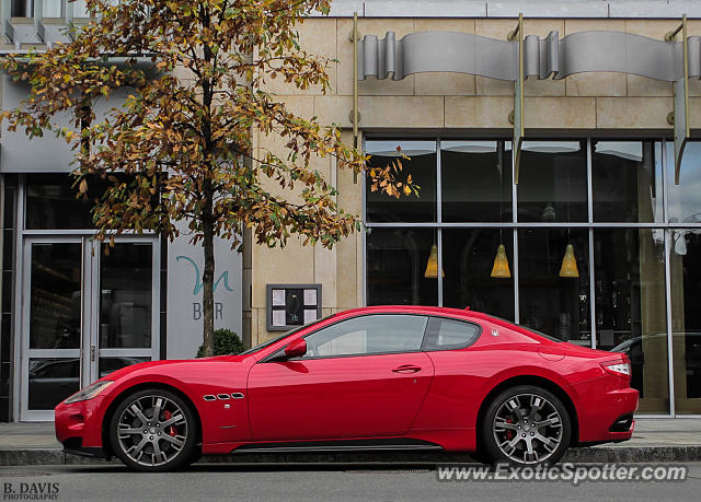 Maserati GranTurismo spotted in Boston, Massachusetts