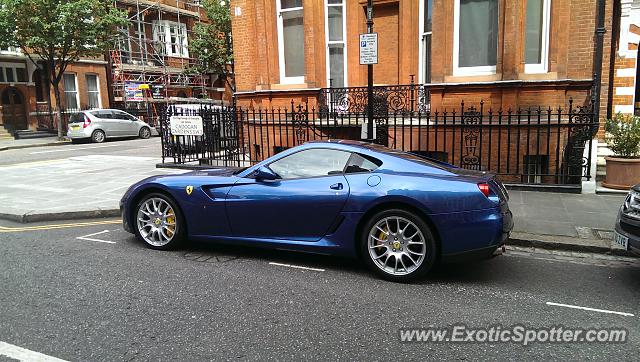 Ferrari 599GTB spotted in London, United Kingdom