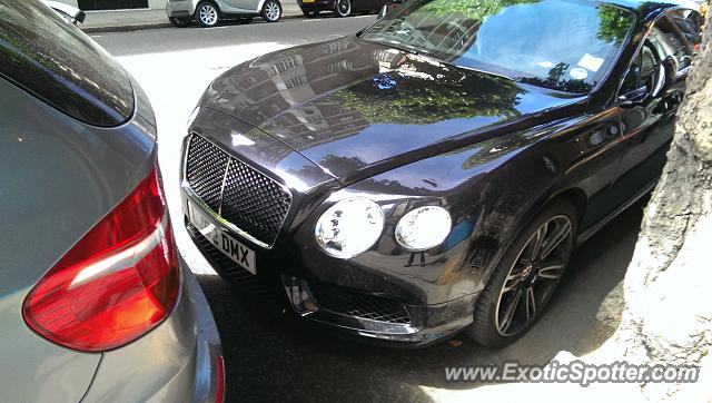 Bentley Continental spotted in London, United Kingdom