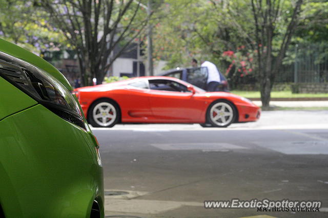 Ferrari 360 Modena spotted in São Paulo, Brazil