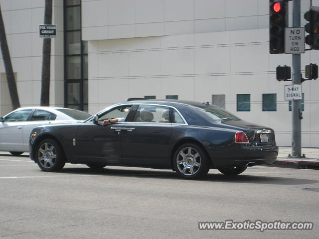 Rolls Royce Ghost spotted in Beverly Hills, California