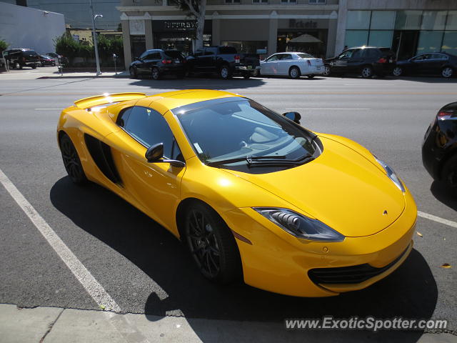 Mclaren MP4-12C spotted in Beverly Hills, California