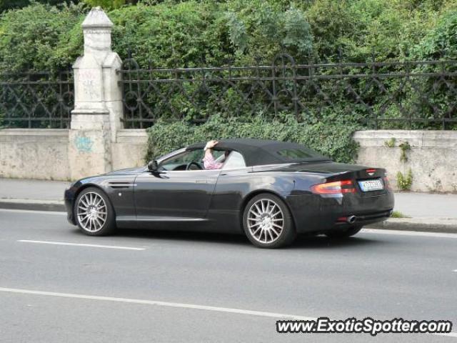 Aston Martin DB9 spotted in Budapest, Hungary