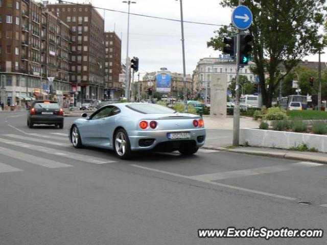 Ferrari 360 Modena spotted in Budapest, Hungary