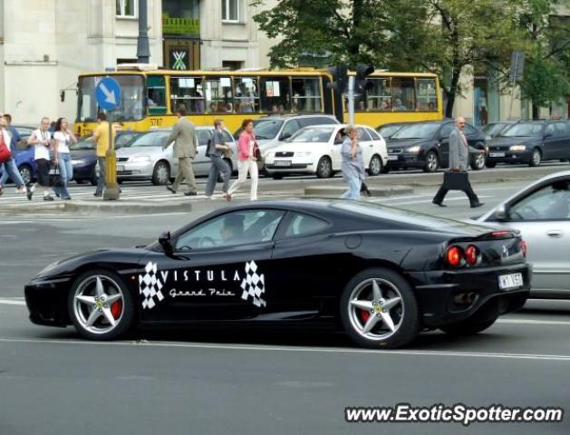 Ferrari 360 Modena spotted in Warsaw, Poland