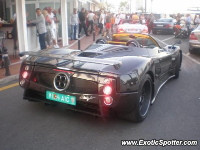 Pagani Zonda spotted in Puerto banus, Spain