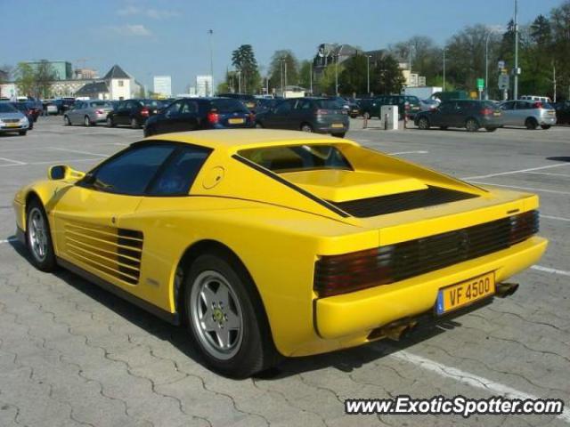 Ferrari Testarossa spotted in Luxembourg, Luxembourg