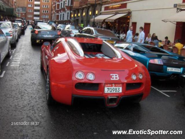 Bugatti Veyron spotted in London, United Kingdom