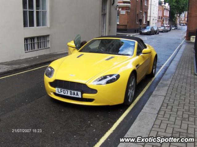 Aston Martin Vantage spotted in London, United Kingdom