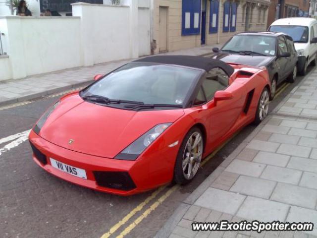 Lamborghini Gallardo spotted in Weston super mare, United Kingdom