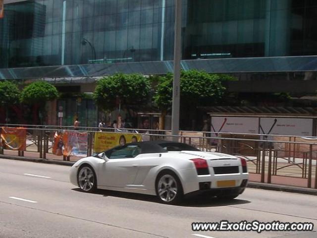 Lamborghini Gallardo spotted in Hong Kong, China