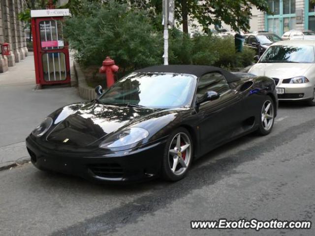 Ferrari 360 Modena spotted in Budapest, Hungary