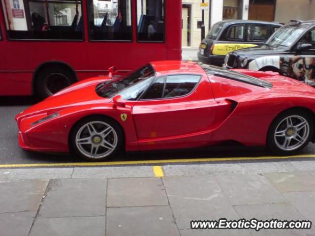 Ferrari Enzo spotted in London, United Kingdom