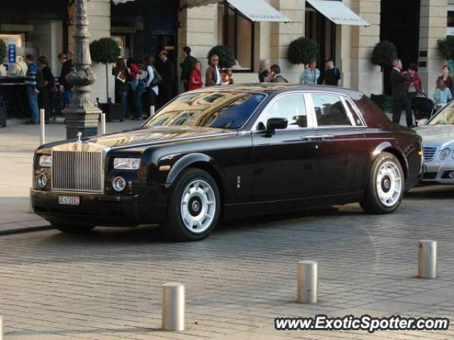 Rolls Royce Phantom spotted in Paris, France