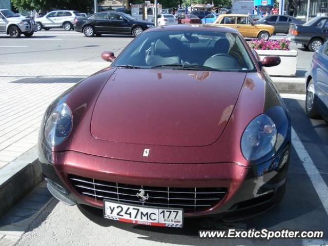 Ferrari 612 spotted in Moscow, Russia