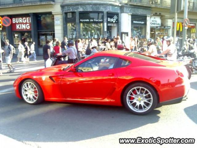 Ferrari 599GTB spotted in Barcelona, Spain
