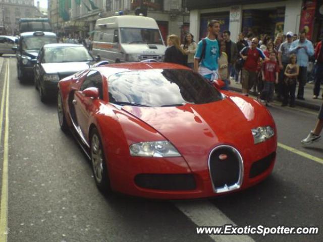 Bugatti Veyron spotted in London, United Kingdom